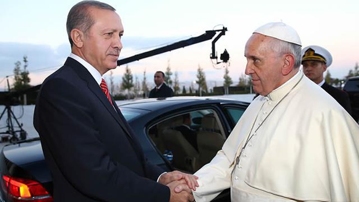 Cumhurbaşkanı Erdoğan, Papa Fransuva ile Gazze konusunu görüştü