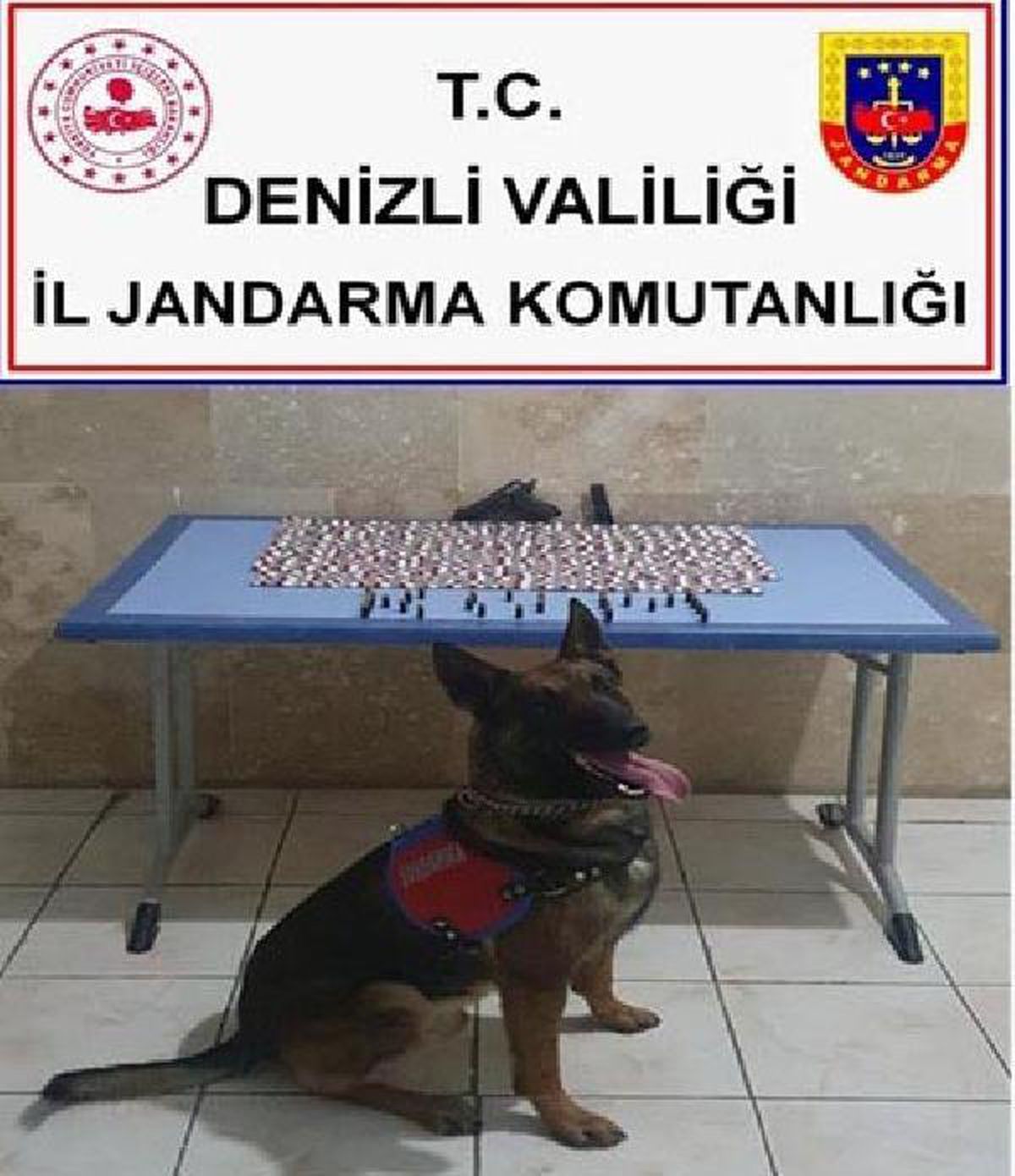 Denizli\'de 839 uyuşturucu hap ele geçirildi