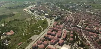 Dönüş trafiğine havadan yakın takip AA tarafından görüntülendi
