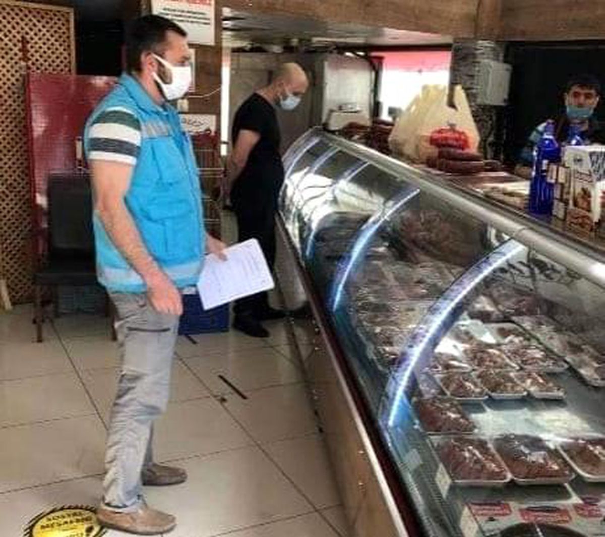 Emet\'te market ve kasaplar denetlendi