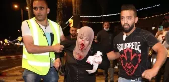 Filistinli anne, çocuklarının çığlıkları arasında darp edildi!