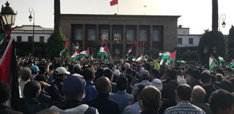 İsrail saldırıları, Fas'ın 50 farklı şehrinde protesto edildi