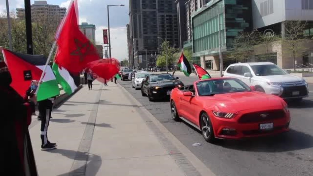 Kanada\'da İsrail\'in Filistinlilere yönelik saldırıları protesto edildi
