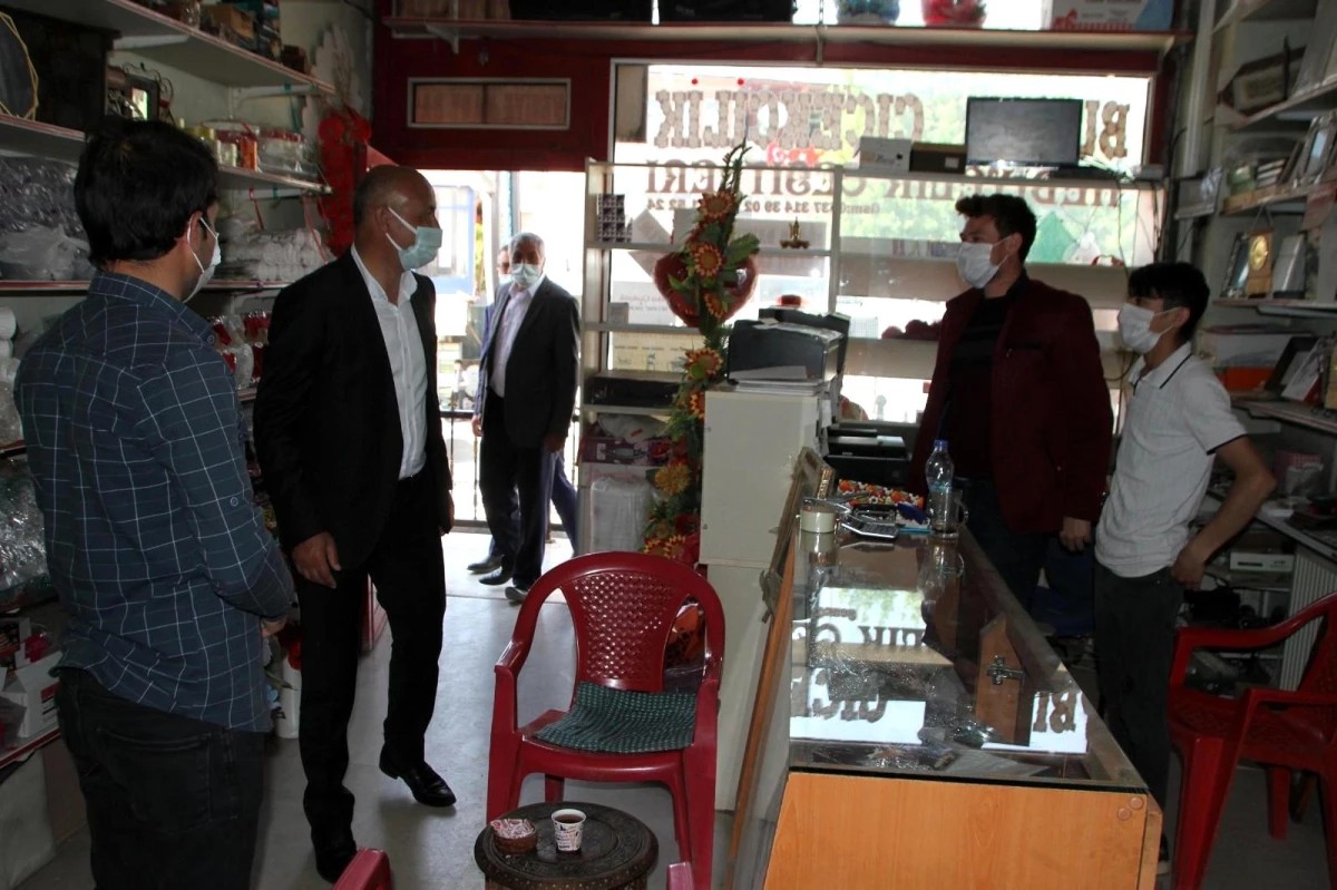 Malazgirt Belediye Başkanı Altın, esnafı ziyaret etti