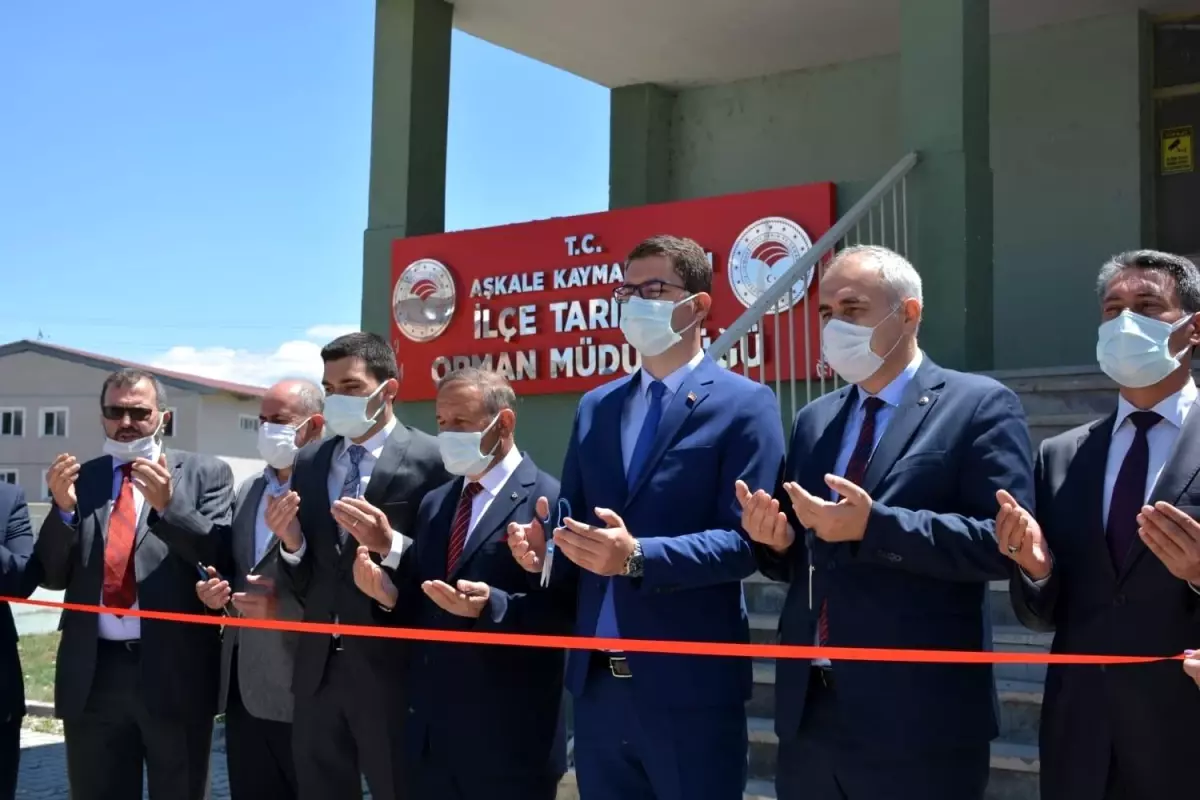 Aşkale\'de İlçe Tarım ve Orman Müdürlüğü yeni hizmet binası açıldı