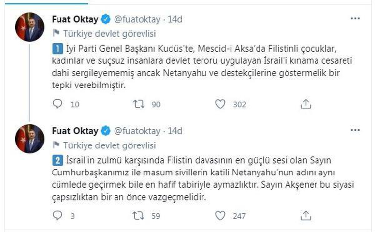 Son dakika haberleri! Cumhurbaşkanı Yardımcısı Oktay: Akşener siyasi çapsızlıktan vazgeçmeli