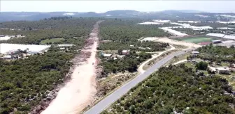 Erdemli Ayrancı yolunda yeni güzergah çalışmaları sürüyor