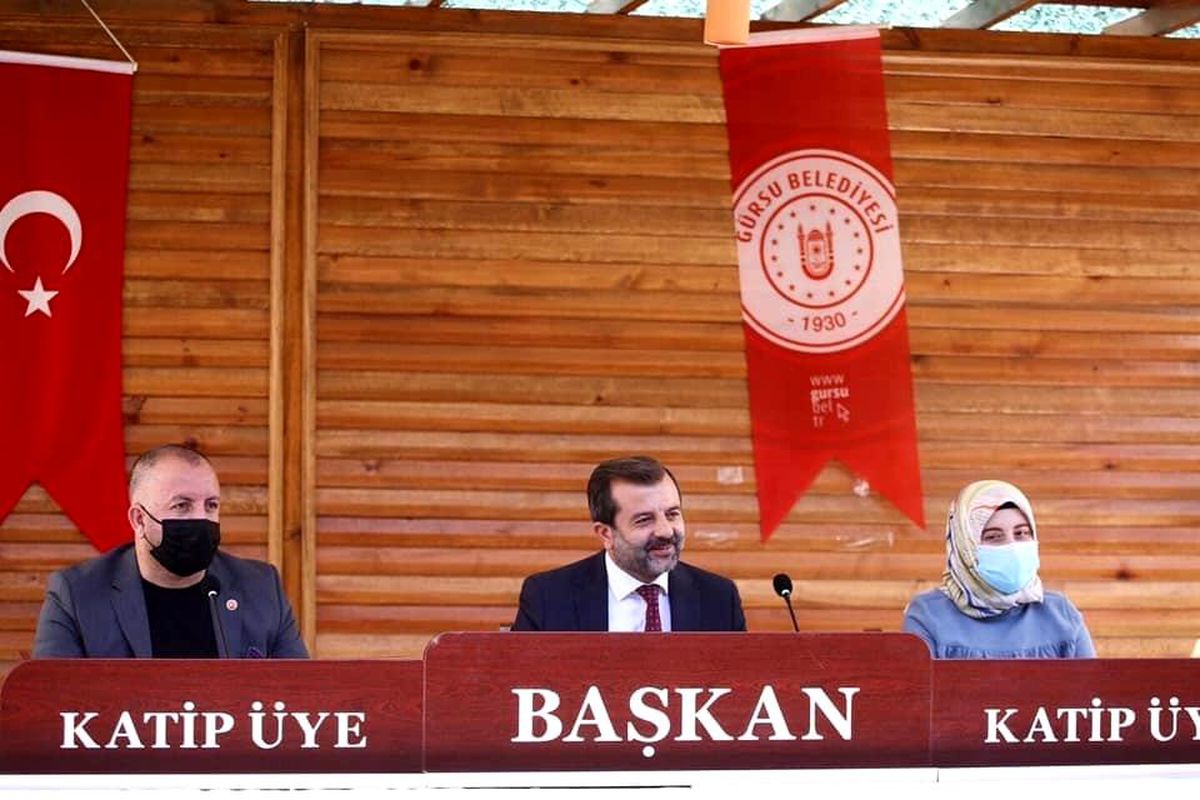 Gürsu Belediyesi\'nden doğada meclis toplantısı