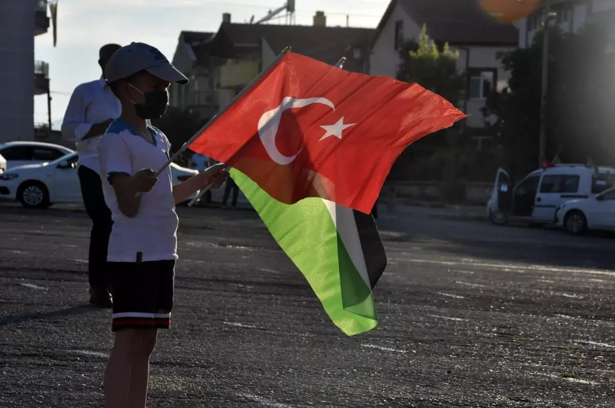 Karaman\'da İsrail\'in Filistin\'e yönelik saldırıları protesto edildi