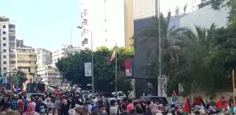 Lübnan'da Filistin'e destek protestosu düzenlendi