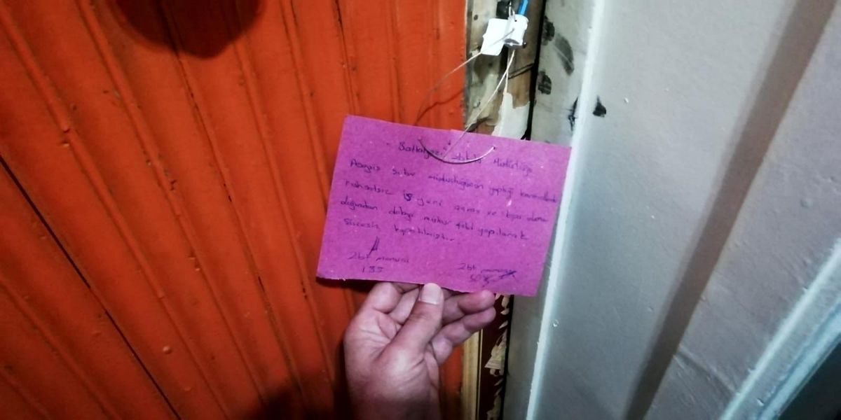 Mühürlenen iş yerinde yine kumar oynatıldı
