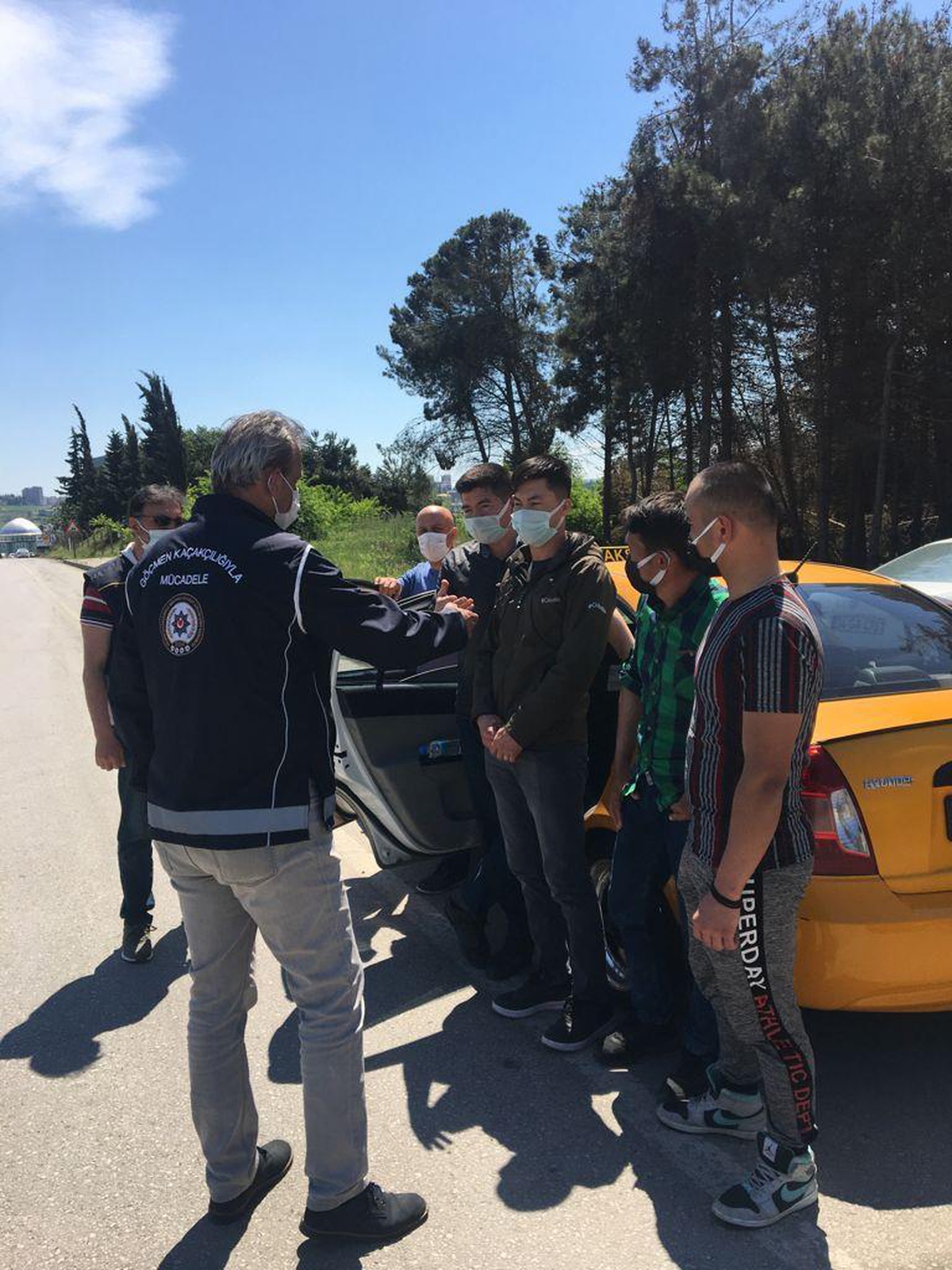 Samsun\'da yurda yasa dışı yollarla giren 7 Afgan yakalandı