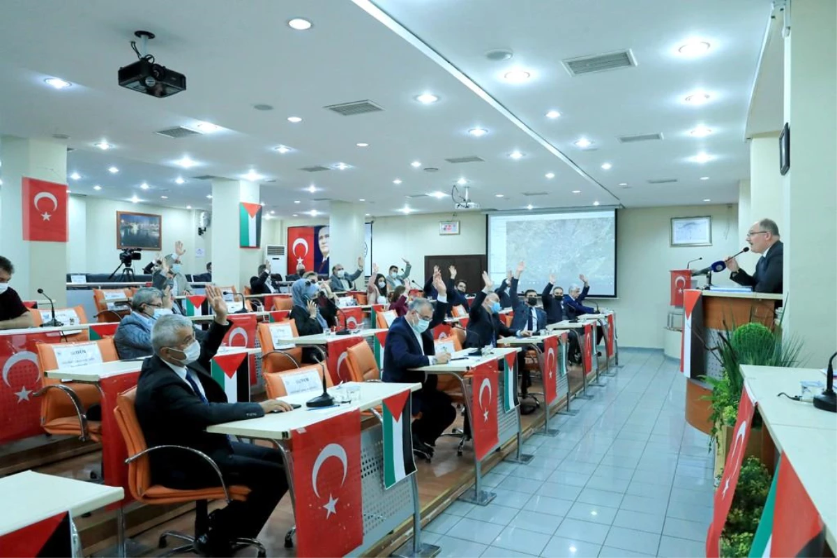 Sivas Belediye Meclisi\'nden Filistin\'e destek