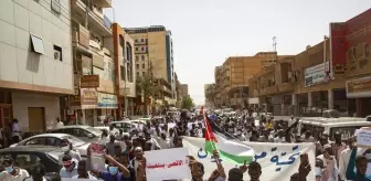 Sudan'da Filistin'e destek gösterisi