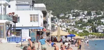 Bodrum sahilleri renklendi