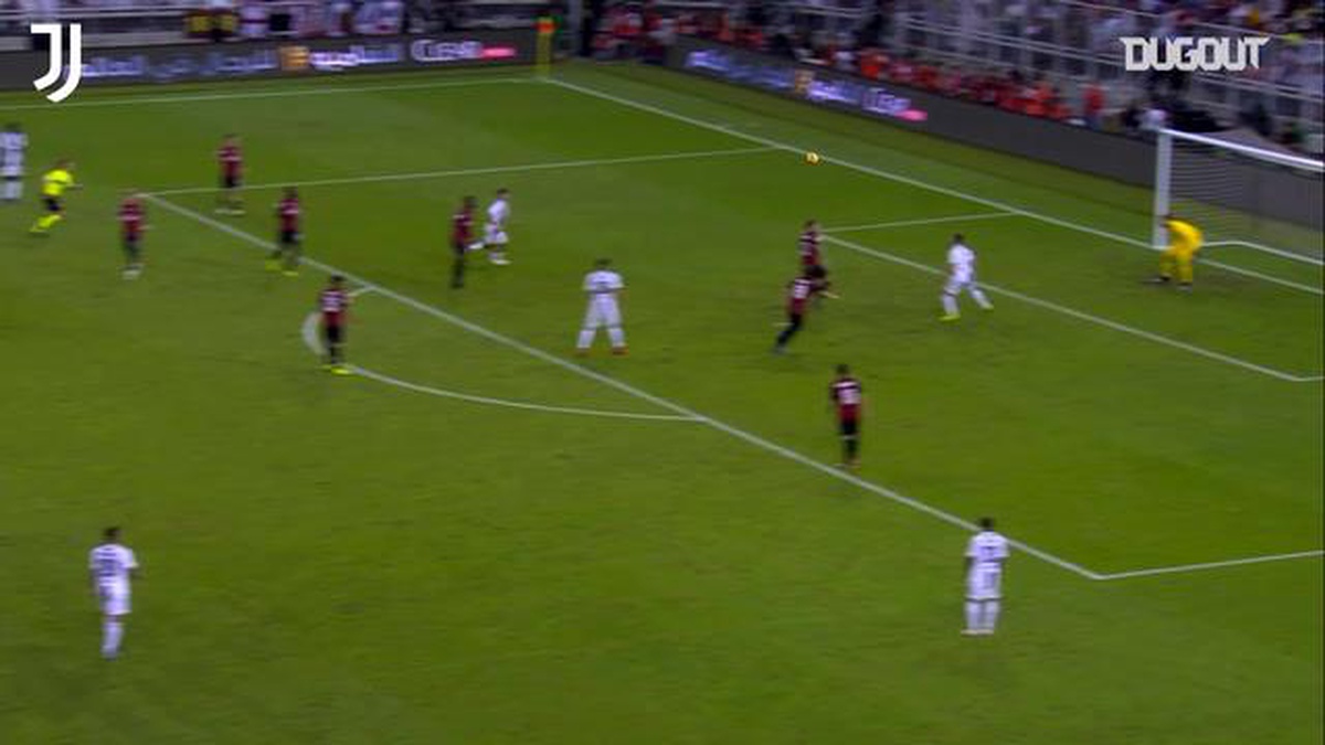 Cristiano Ronaldo\'nun İtalya Süper Kupasında Milan Karşısında Galibiyeti Getiren Kafa Golü