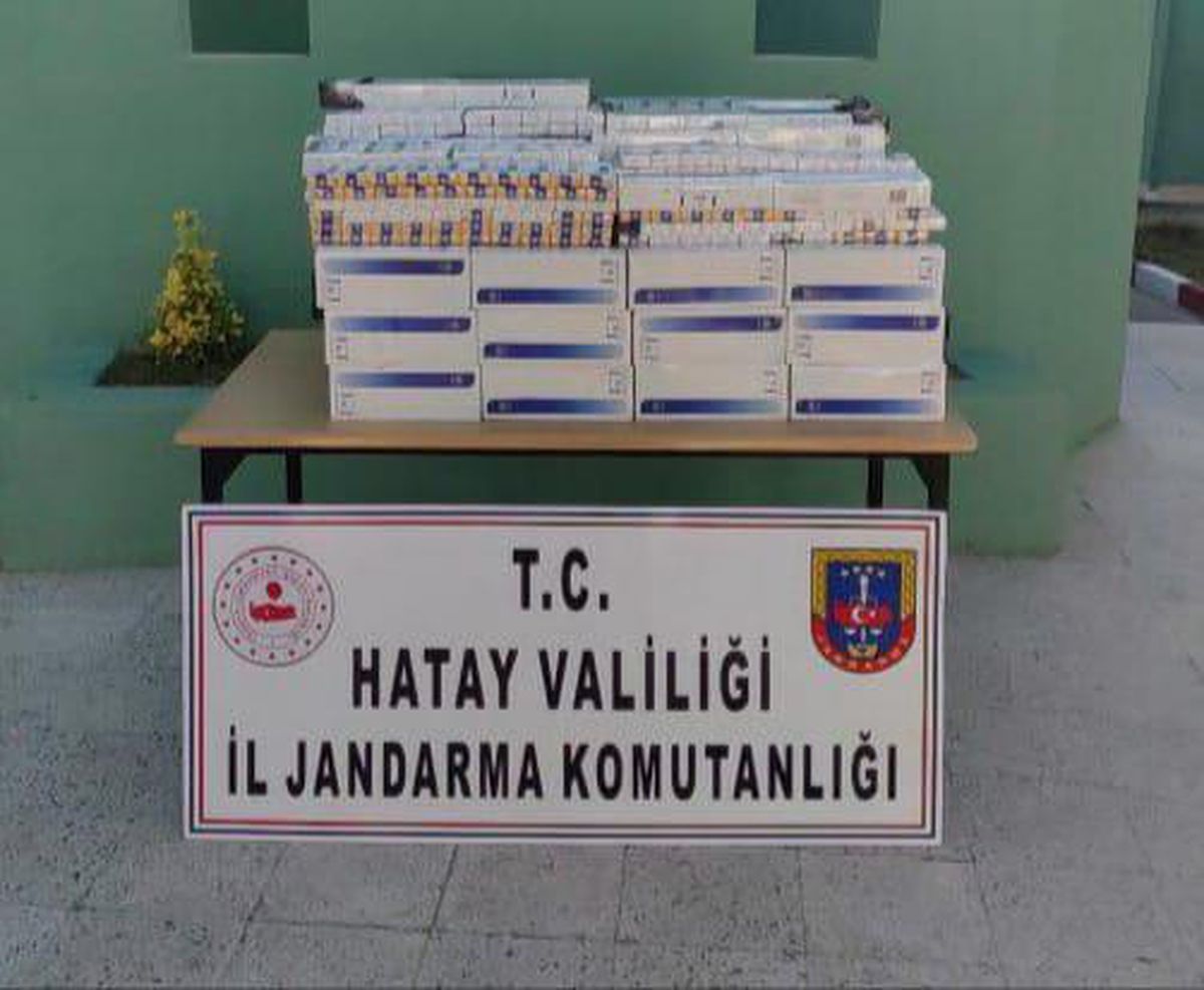 Hatay\'da 2 bin 718 paket kaçak sigara ele geçirildi