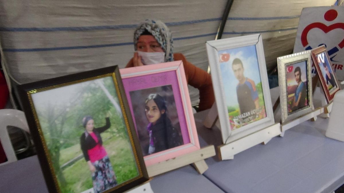 Son dakika haberi! İlk günkü kararlılıkla çocuklarını terör örgütü PKK\'nın elinden kurtarmak için eylemde