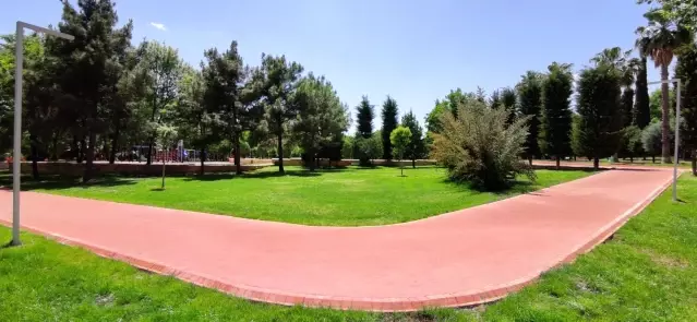 Kasaptaşı Parkındaki spor aletleri ve koşu pisti yenilendi