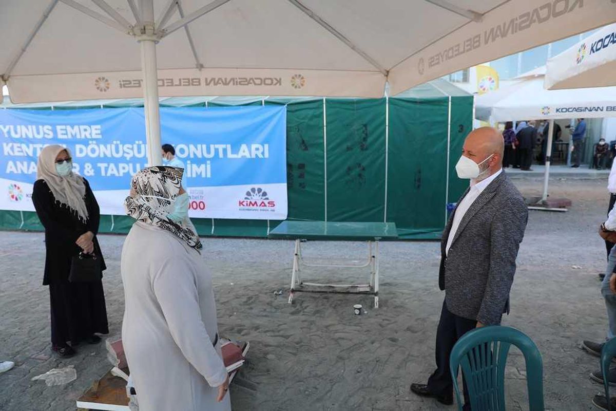 Kocasinan Belediyesi Yunusemre dönüşüm konutlarında anahtar teslimine başladı
