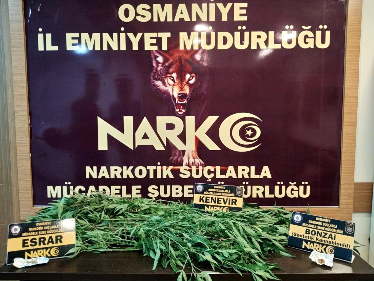 Osmaniye\'de uyuşturucu operasyonu