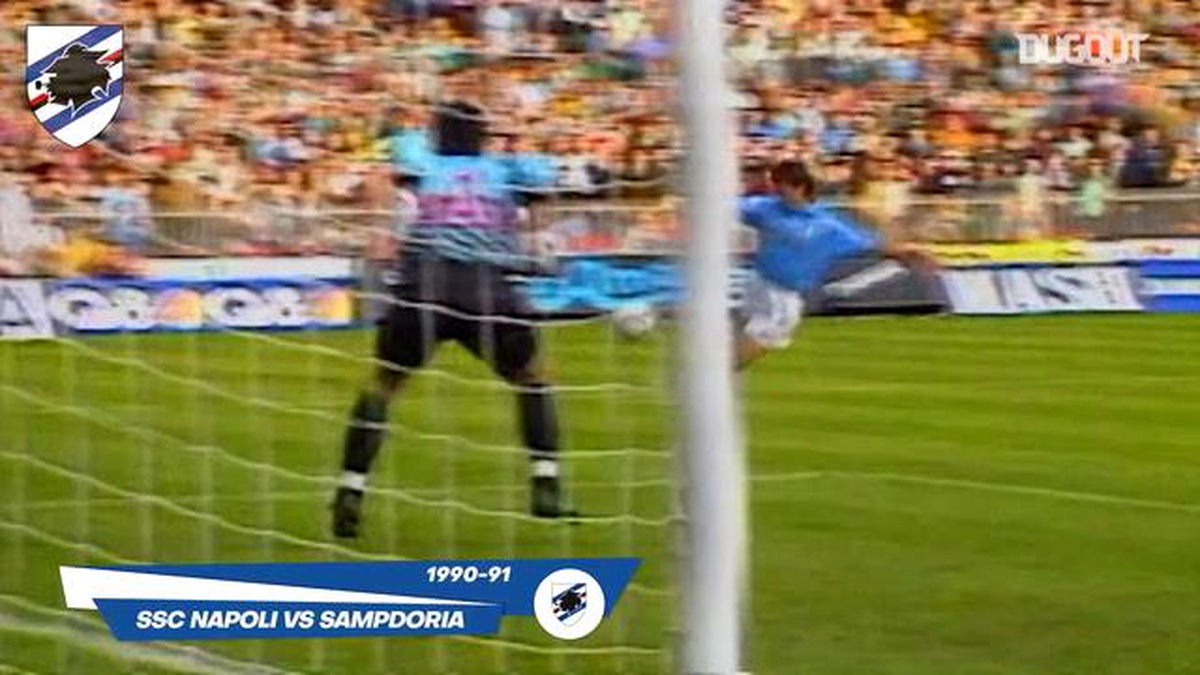 Sampdoria\'nın 1990-91 Sezonunda Oynadığı Napoli Maçları