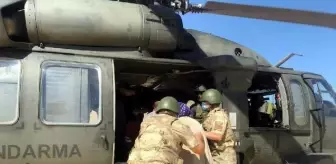 Son dakika haber: Siirt'te akrebin soktuğu kadın askeri helikopterle hastaneye götürüldü