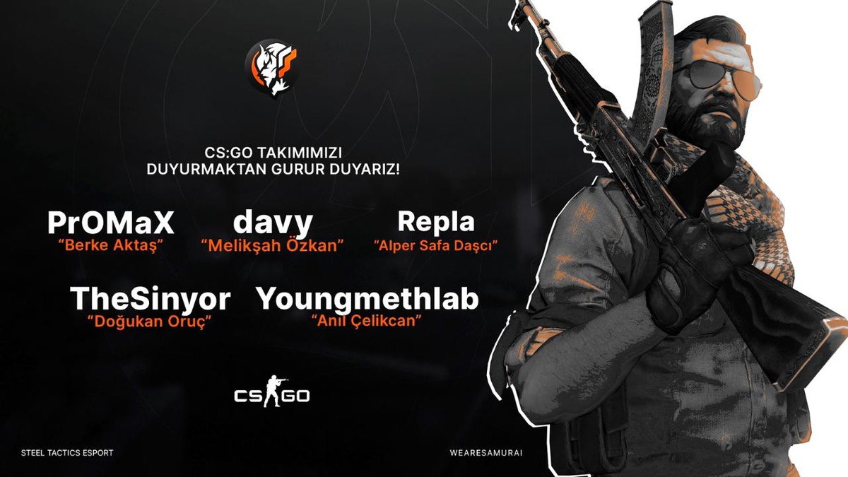 Steel Tactics Esports uzun bir aradan sonra yeni CS: GO takımını duyurdu!