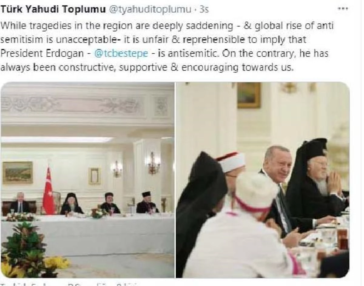 Türk Yahudi Toplumu\'ndan, ABD Dışişleri sözcüsüne tepki