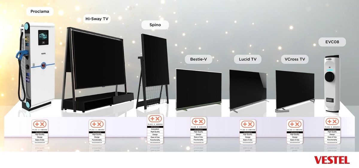 Vestel, 65 ödülle Plus X Awards\'a damga vurdu