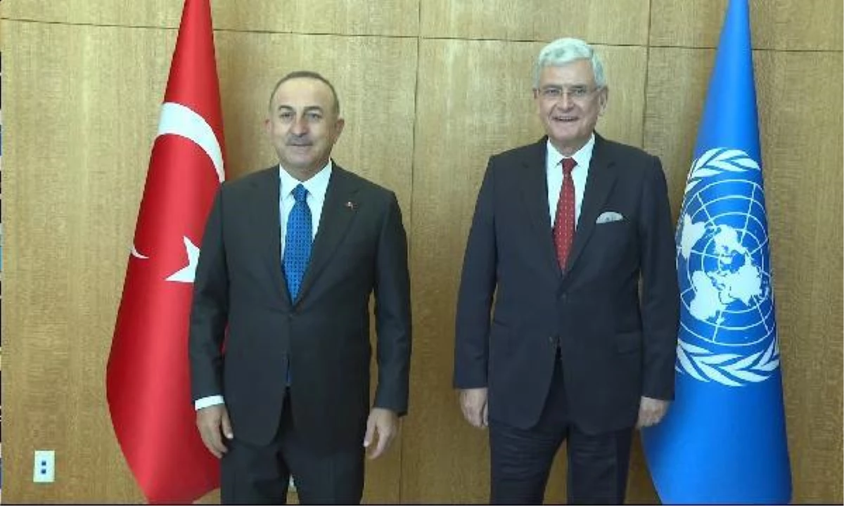 Bakan Çavuşoğlu BM 75. Genel Kurul Başkanı Bozkır ile görüştü