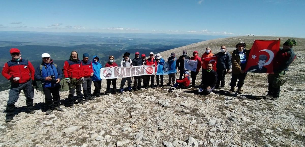 Çankırı\'da dağcılar "19 Mayıs Gençlik Haftası" tırmanışı yaptı