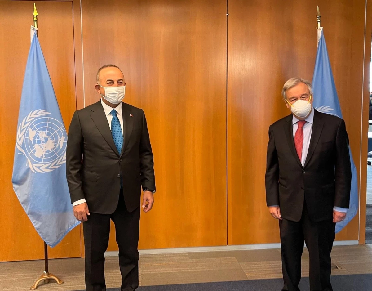 Dışişleri Bakanı Çavuşoğlu, BM Genel Sekreteri Guteres ile görüştü