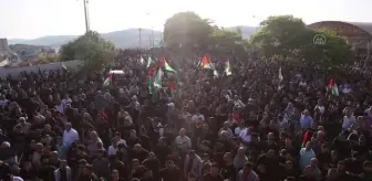 Son dakika... İsrail polisinin müdahalesi sonucu hayatını kaybeden Filistinli genç son yolculuğuna uğurlandı