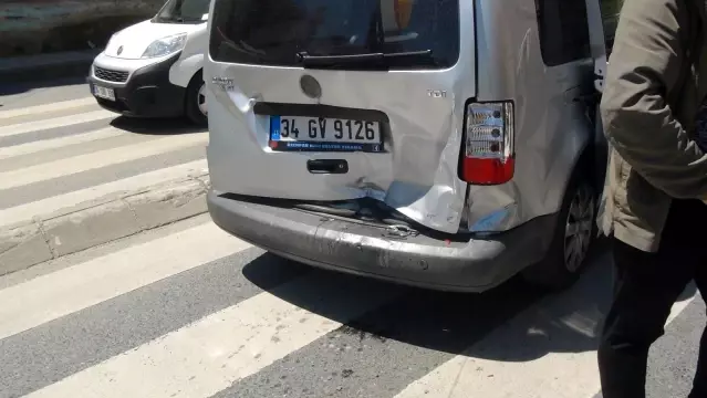 Son dakika haber! İstanbul'da zincirleme kazada genç kadın şok yaşadı