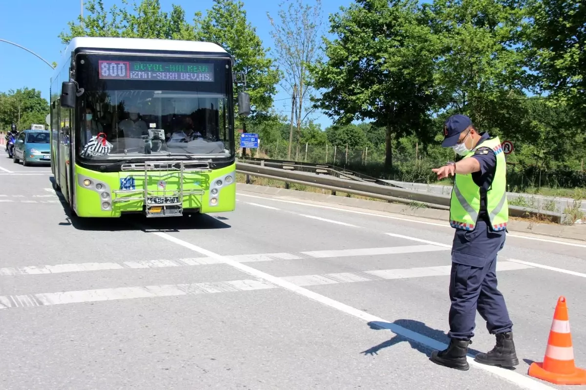 Jandarmadan otobüste sivil denetim