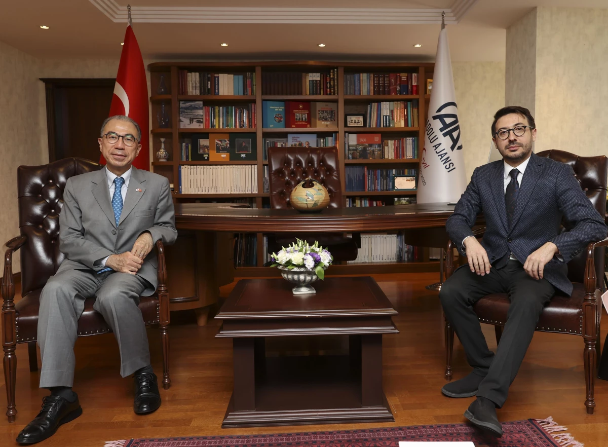 Japonya\'nın Ankara Büyükelçisi Suzuki, AA\'yı ziyaret etti