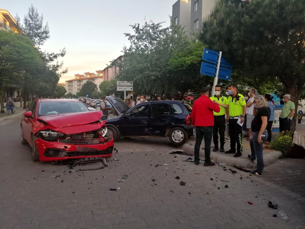 Menteşe\'de trafik kazası: 1 yaralı