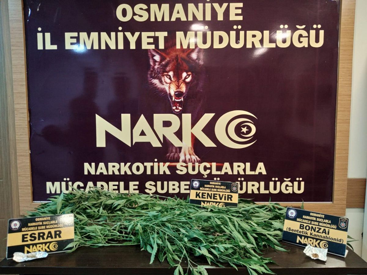 Son dakika haberi | Osmaniye\'de uyuşturucu operasyonu
