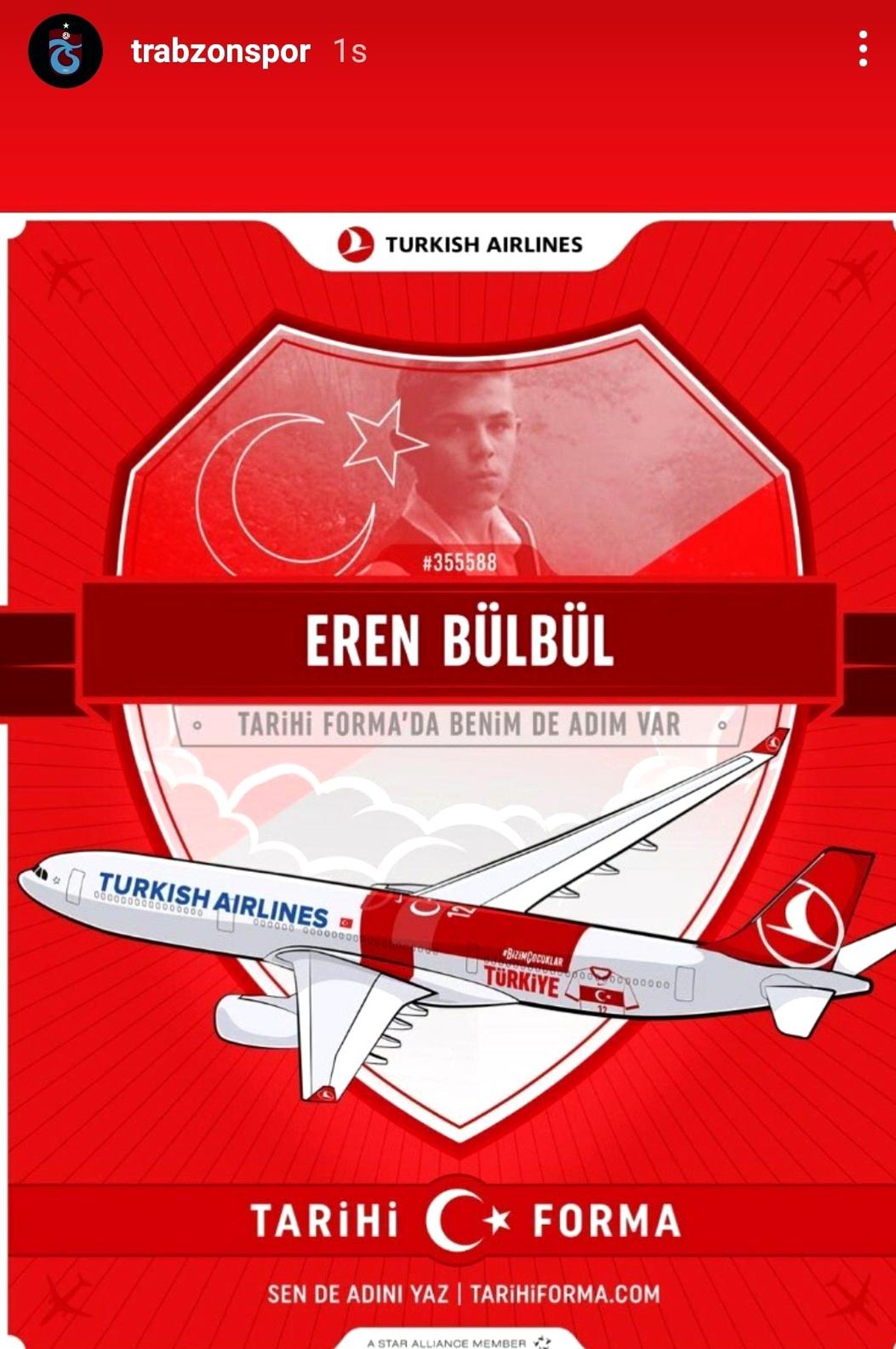Trabzonspor \'tarihi formaya\' Eren Bülbül\'ün ismini de yazdıracak.
