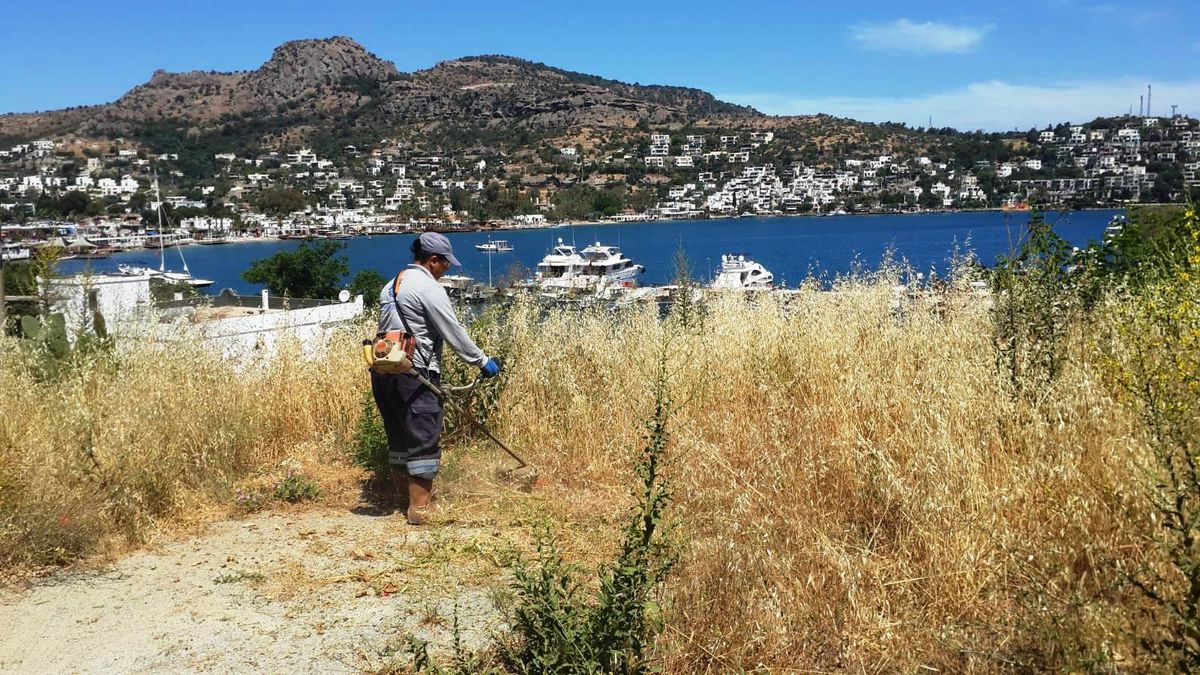 Bodrum\'da belediye ekipleri sezon hazırlıklarını yoğunlaştırdı