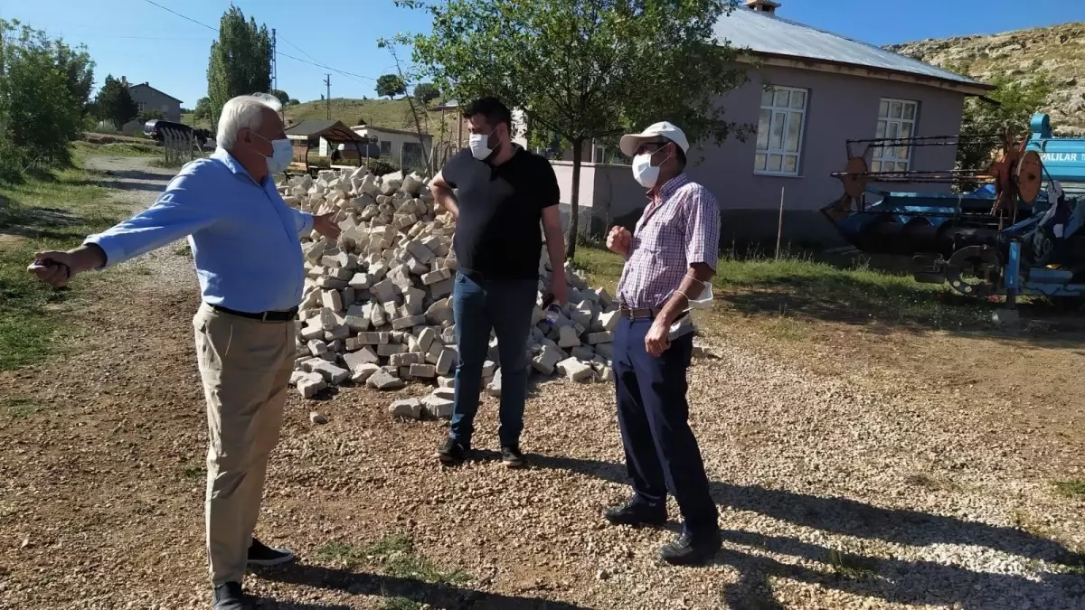 Bozkır belediye Başkanı Sadettin Saygı, mahallelerde incelemelerde bulundu