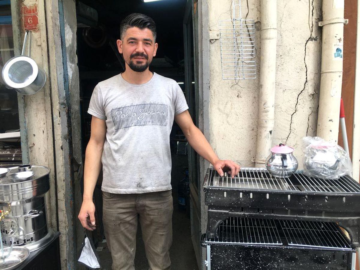 Mangal satıcılarının işi açıldı