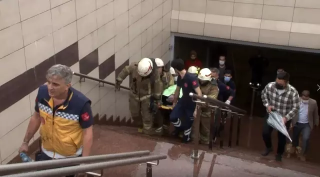 İstanbul'un göbeğinde korkutan olay! Metro raylarına atlayan kadının bacağı koptu