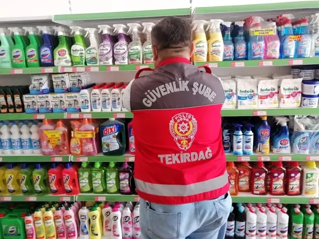 Tekirdağ'da 50 bin TL'lik taklit ürün ele geçirildi