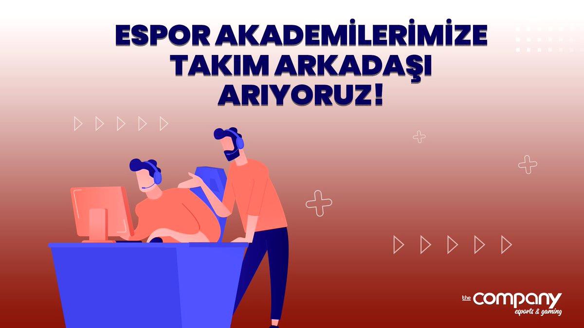 The Company Istanbul Espor Akademilerine takım arkadaşları arıyor!
