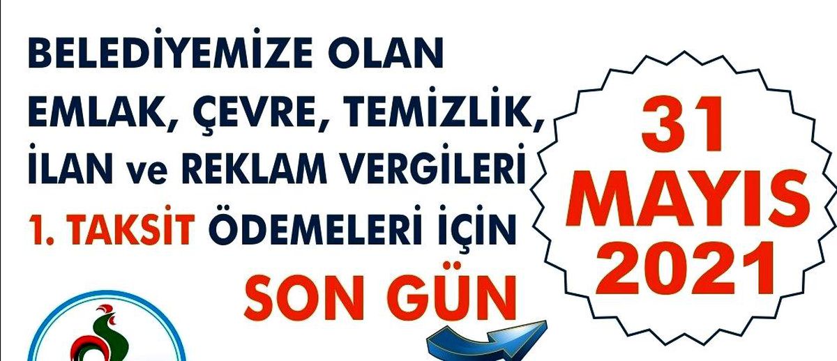 Vergi ödemelerinde son gün 31 mayıs