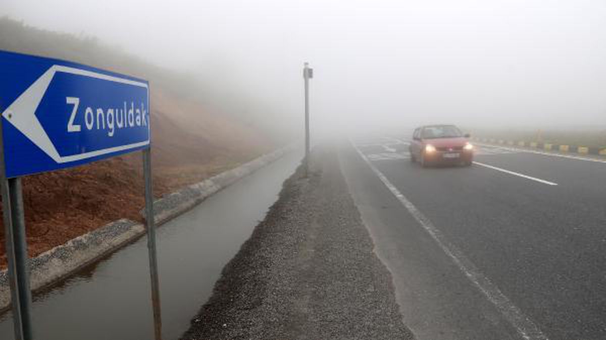 Zonguldak\'ta yoğun sis