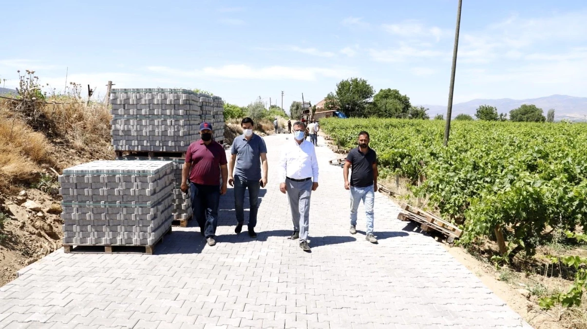 Alaşehir Belediyesinden 130 bin metrekarelik kilit parke çalışması