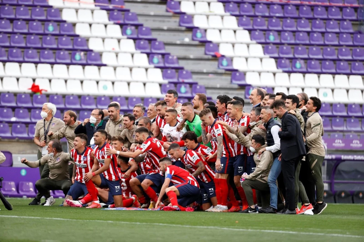 Atletico Madrid, 7 yıl sonra La Liga şampiyonu oldu!